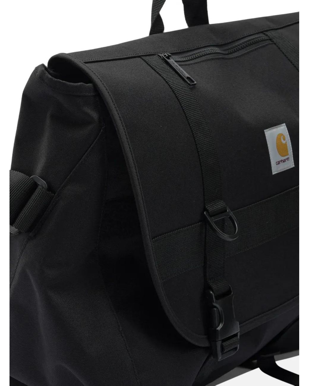 Carhartt Black Sac Porté Épaule À Patch Logo Et Boucle for men