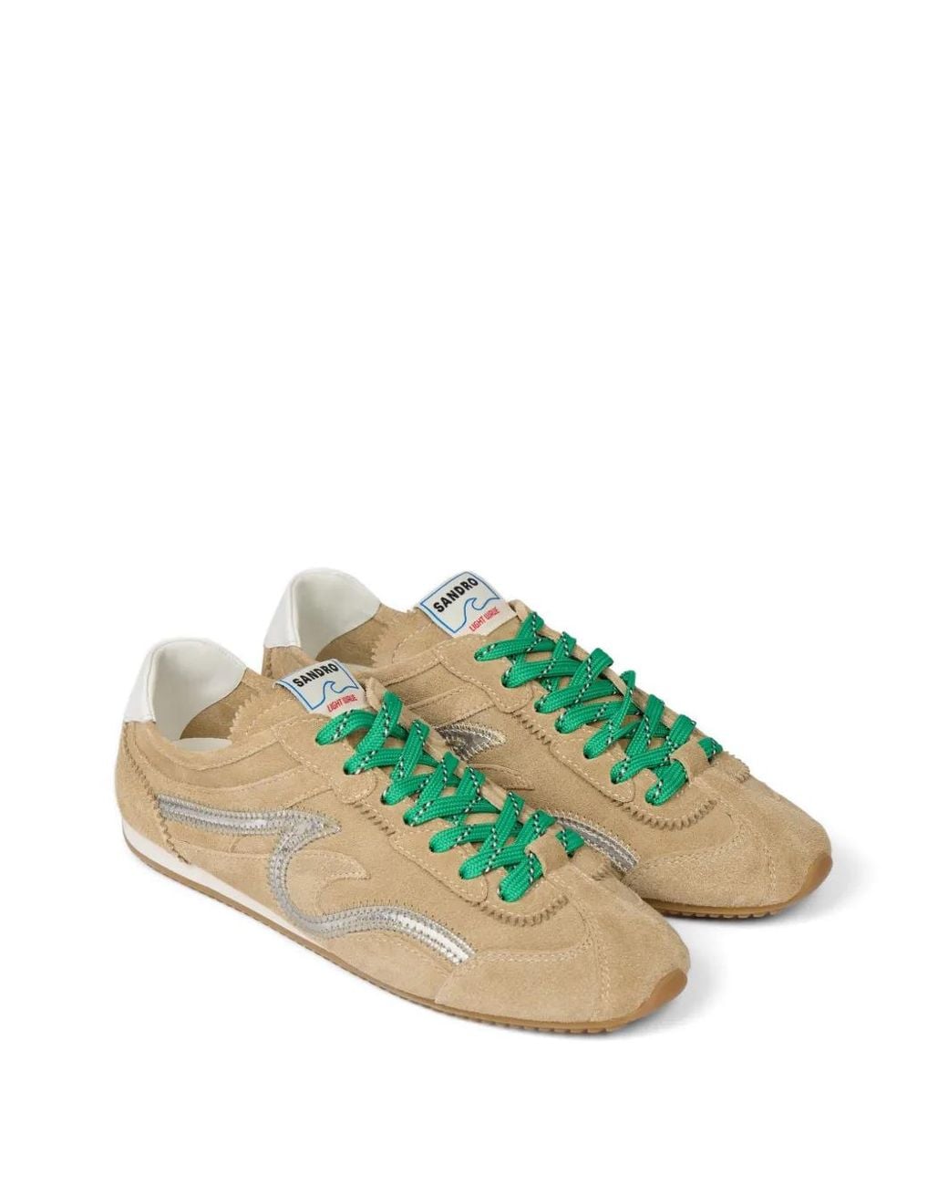 Sandro Brown Light Wave Sneakers
