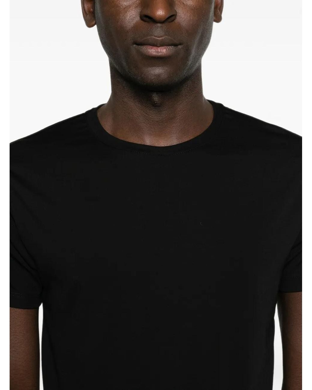 Imperial Black Crew-Neck T-Shirt for men
