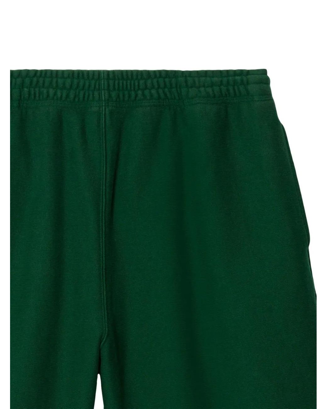 Burberry Green Cotton Elasticated Shorts for men