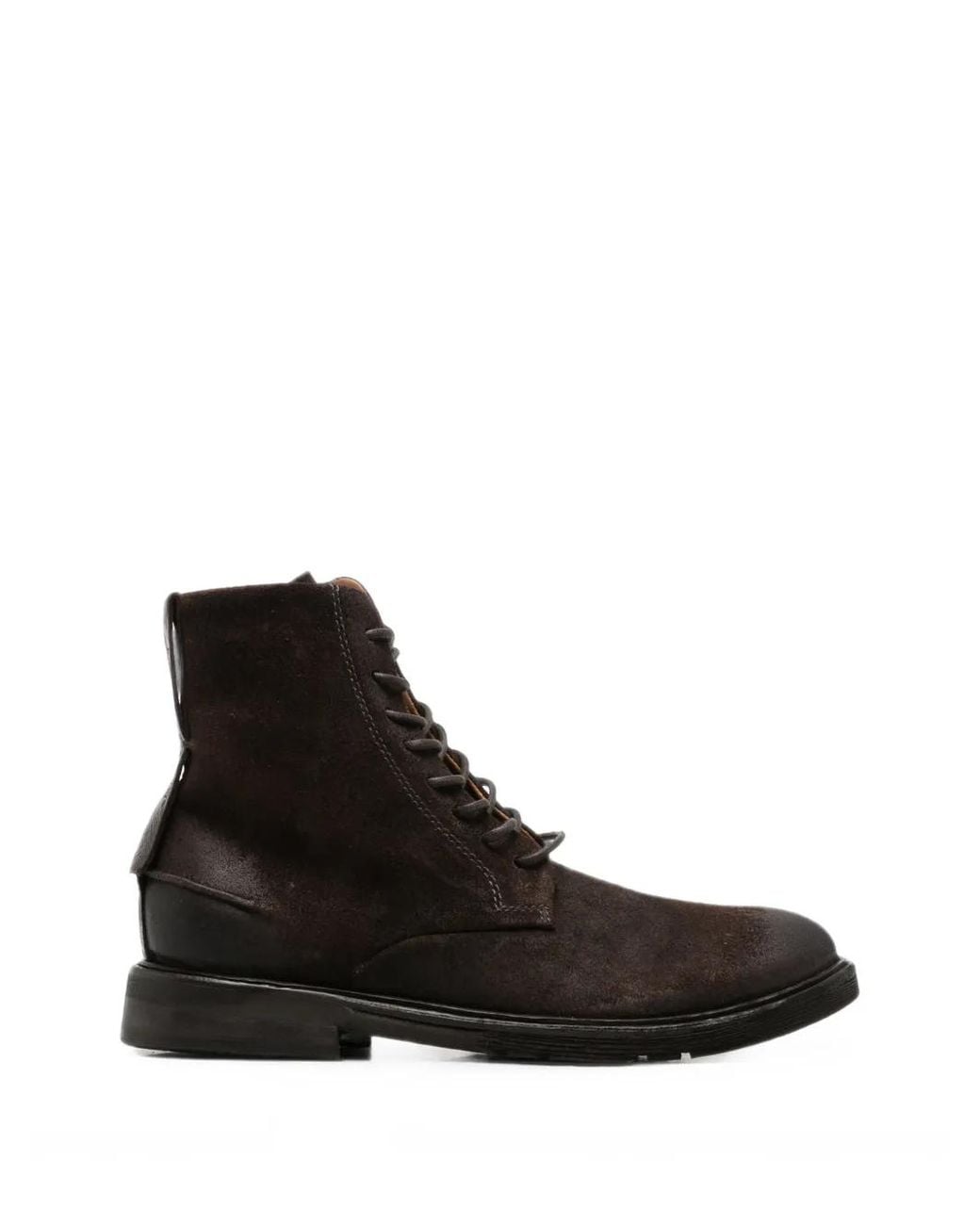 A.s.98 Black Bottes En Cuir for men