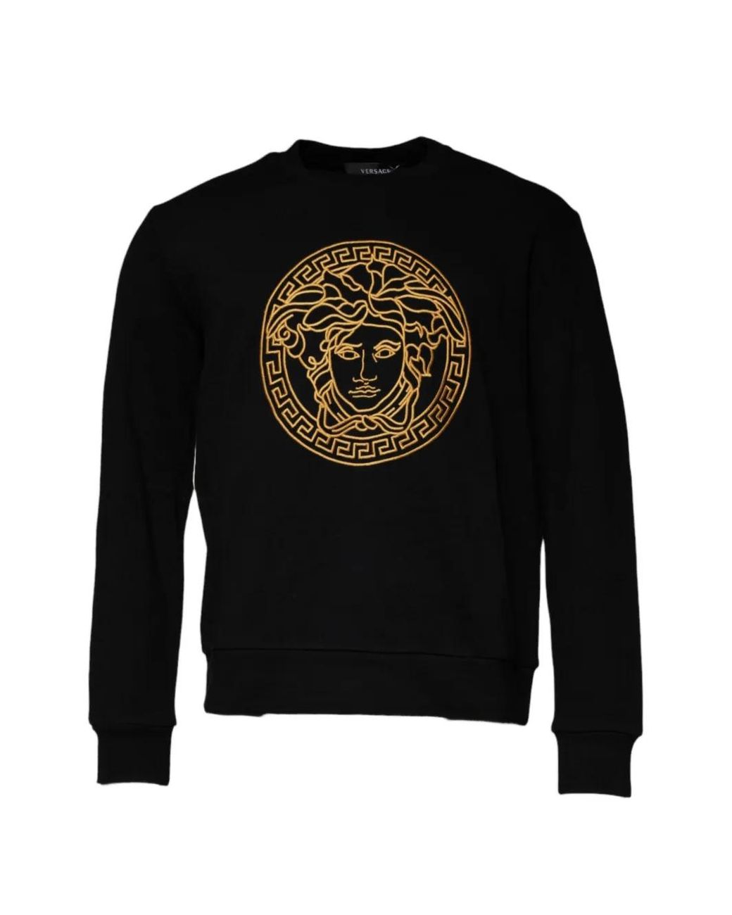 Versace Black Sweat À Motif Méduse Brodé for men