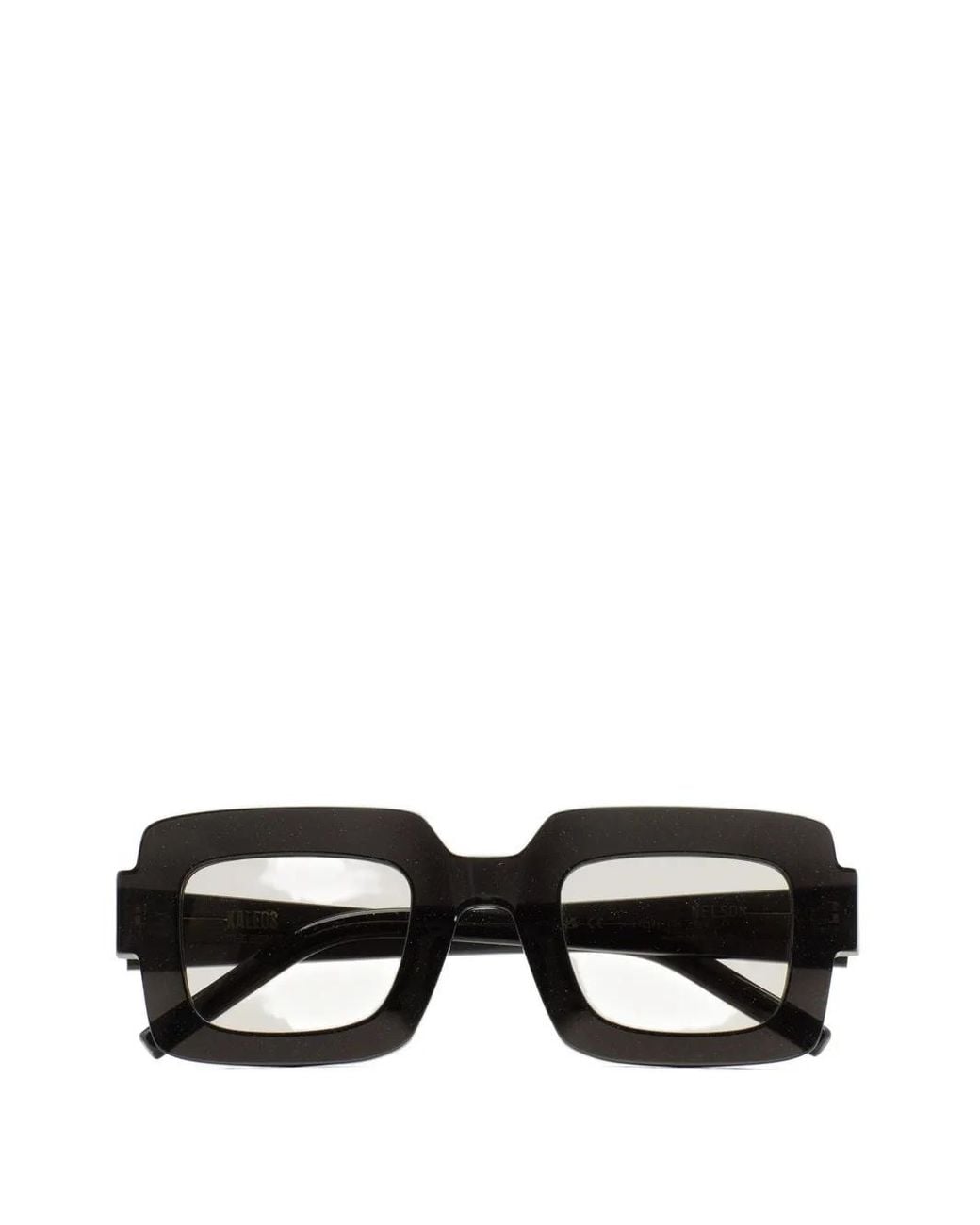 Kaleos Eyehunters Black Nelson Square-Frame Sunglasses
