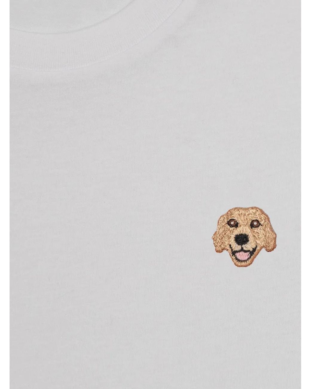 PELO FOUNDATION White Labrador Patch T-Shirt