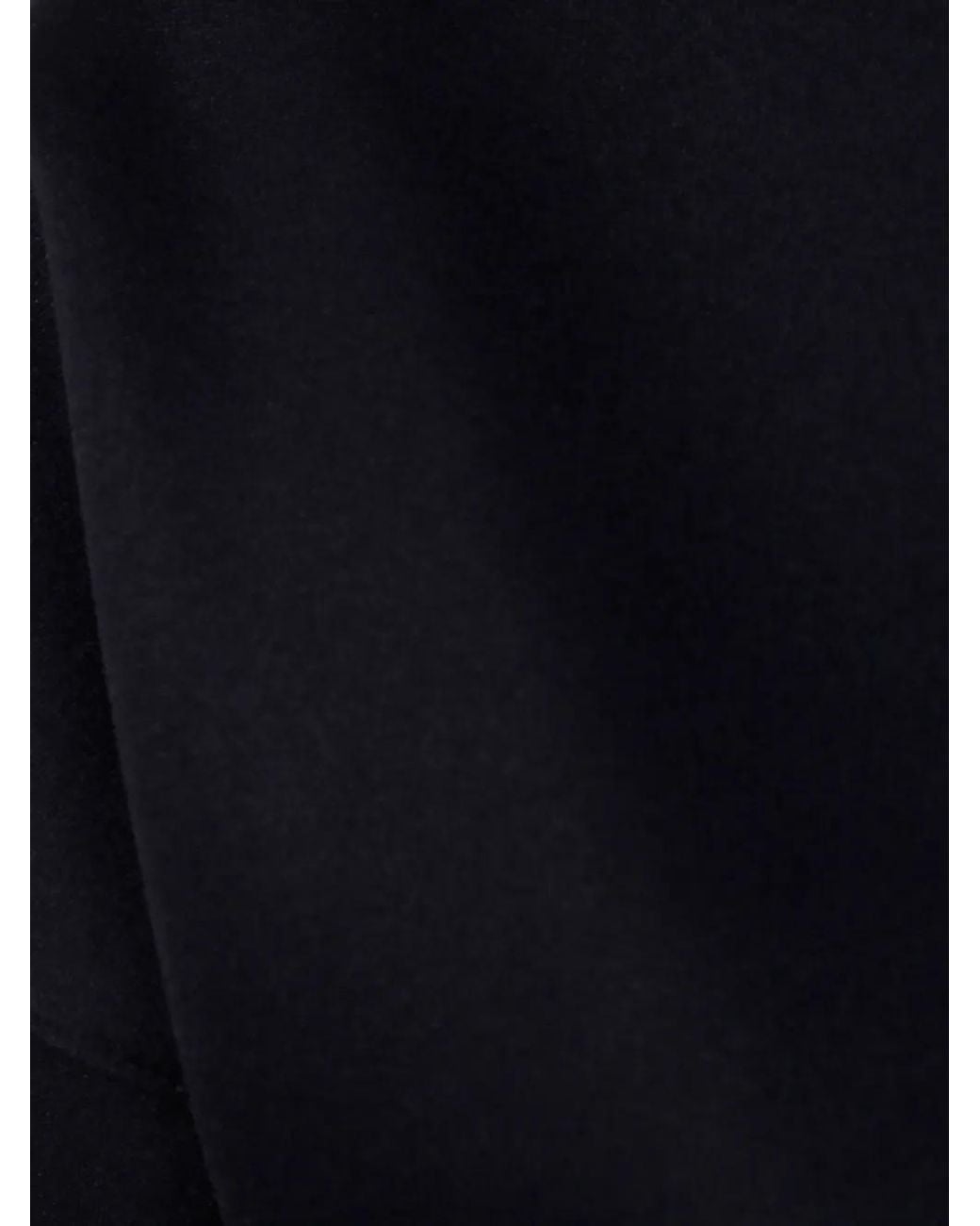 Auralee Black Slash-Neck Top