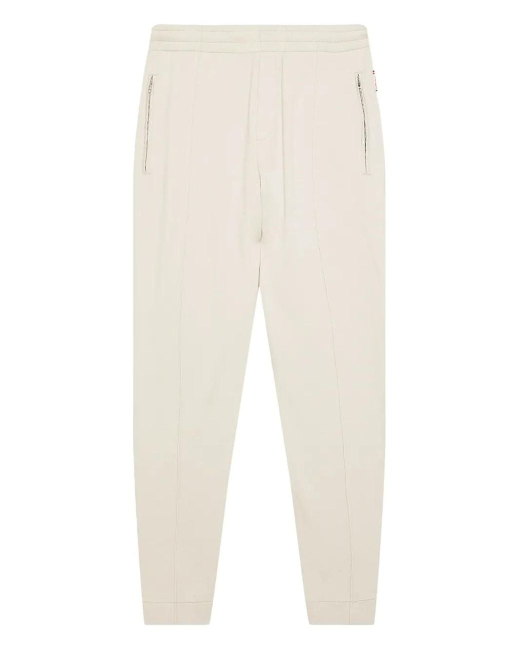 Orlebar Brown White Struma Zip-Pocket Merino-Wool Track Pants for men