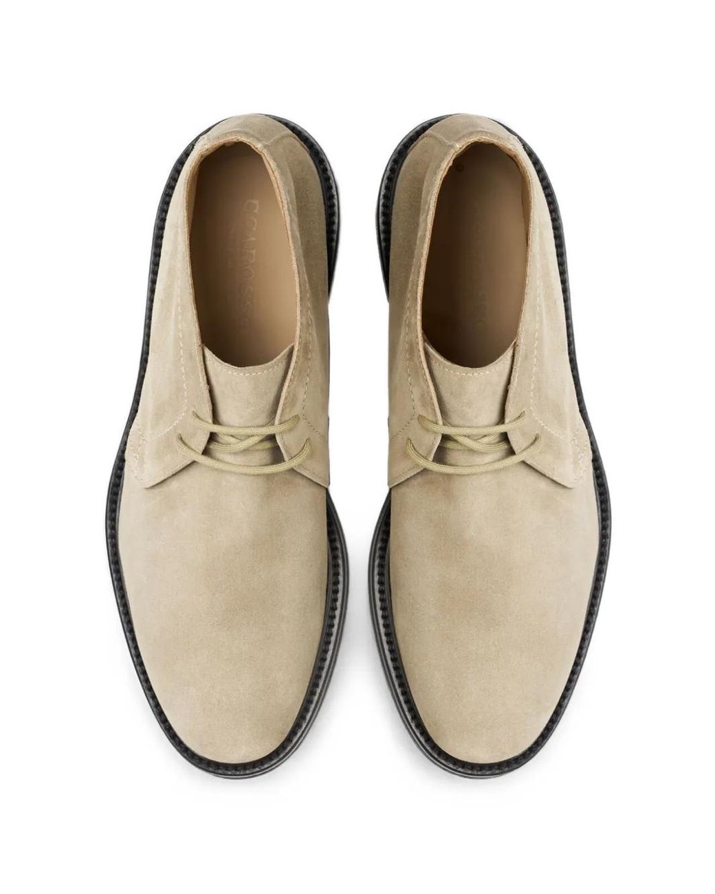 Scarosso Natural Roger Suede Chukka Boots for men