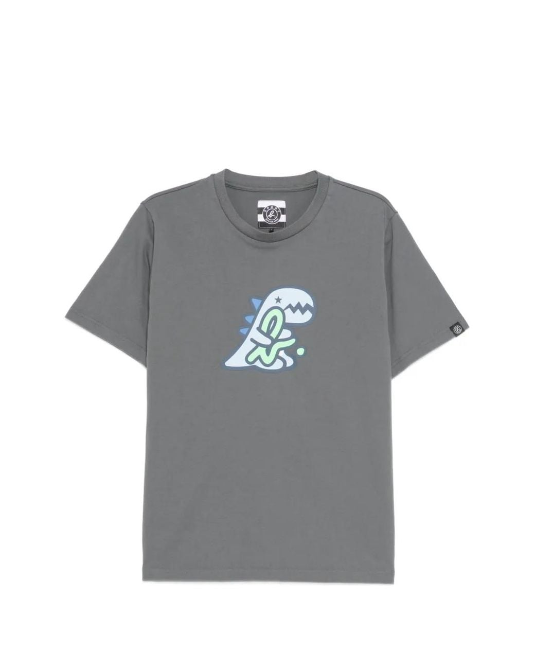 SPORT b. by agnès b. Gray Hugging Dino T-Shirt for men