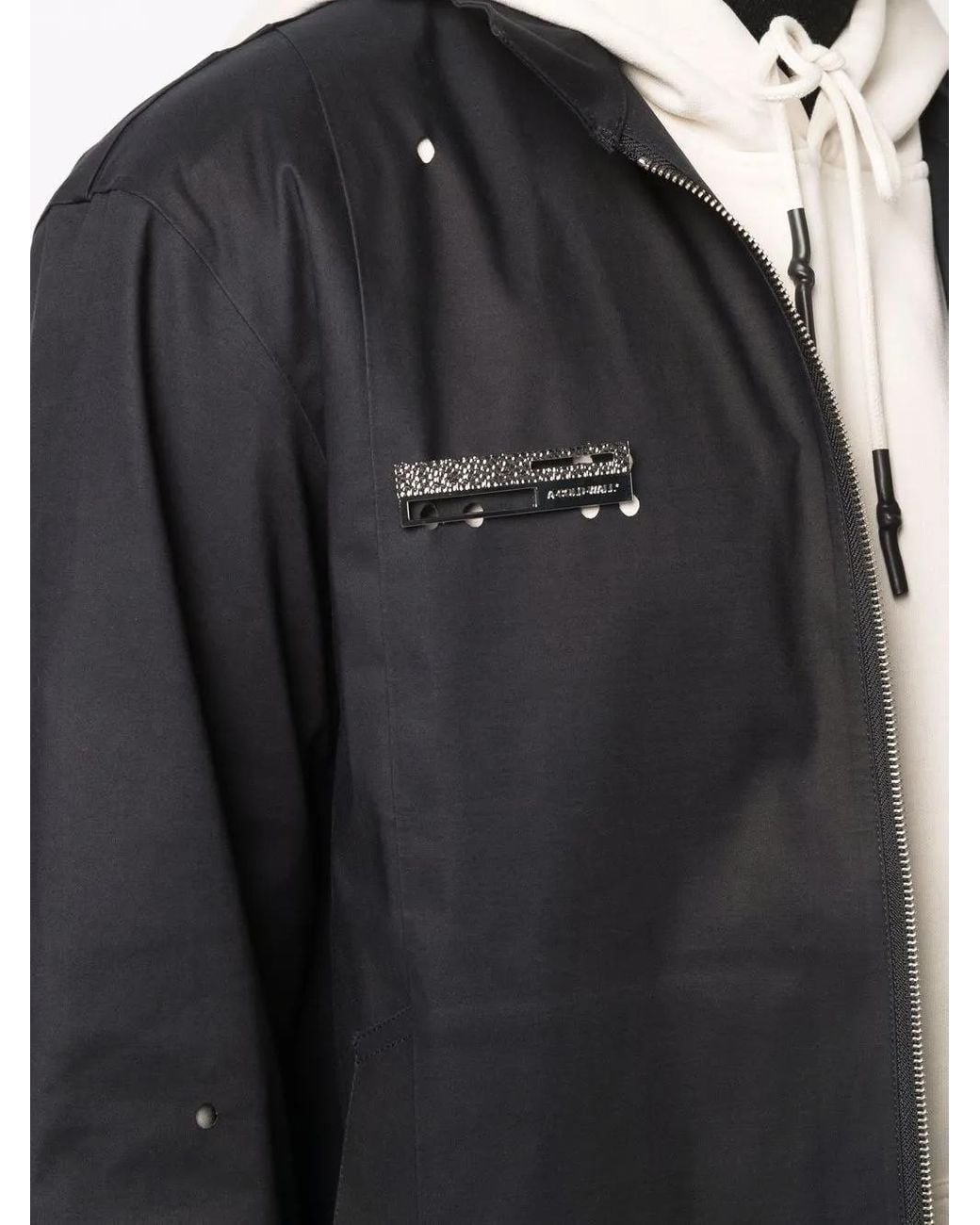 A_COLD_WALL* Black Water-Repellent Short Coat for men