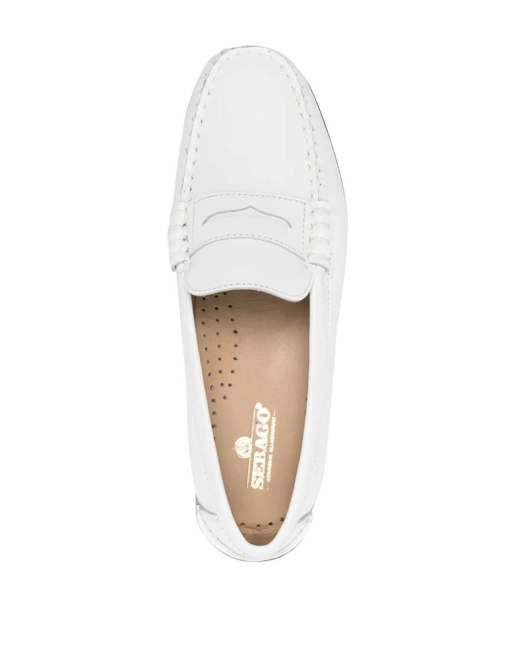 Sebago White Danielle Loafer