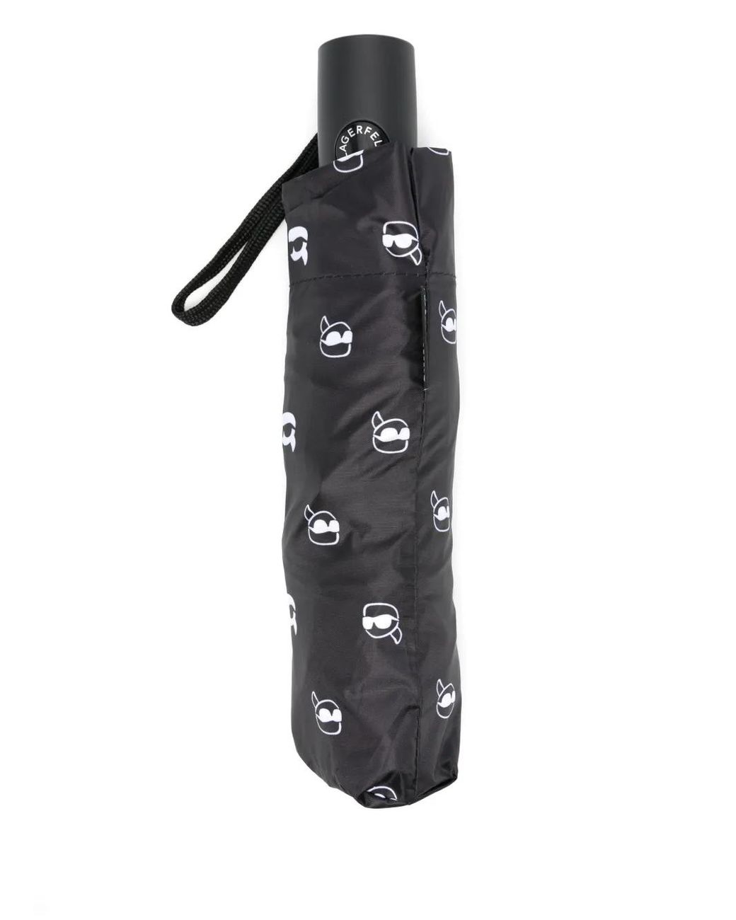Karl Lagerfeld Black Small Umbrella
