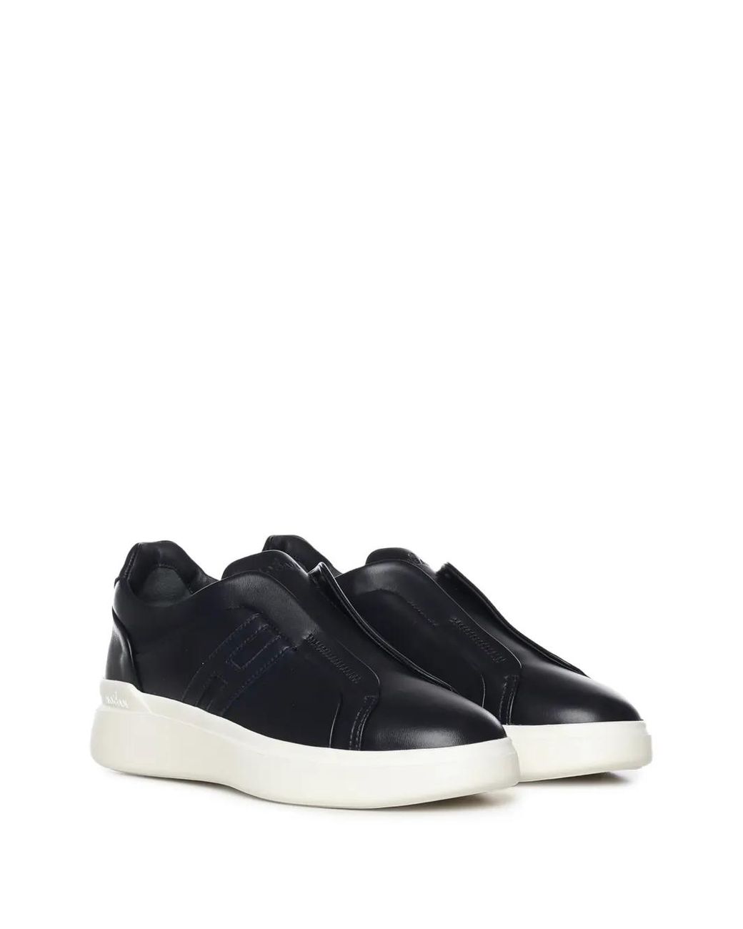 Hogan Blue Leather Sneakers for men