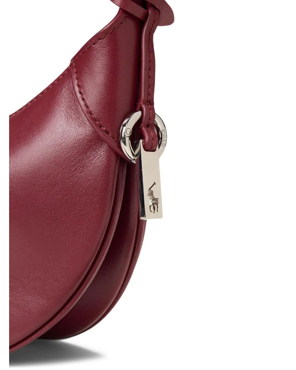 Polo Ralph Lauren Red Mini Polo Id Chain Shoulder Bag