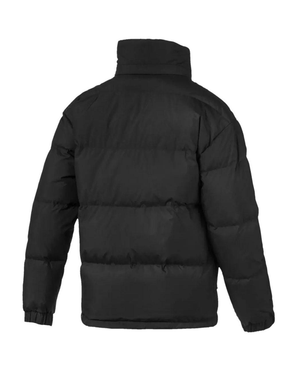 PUMA Black Logo Quilted Puffer Jacket for men