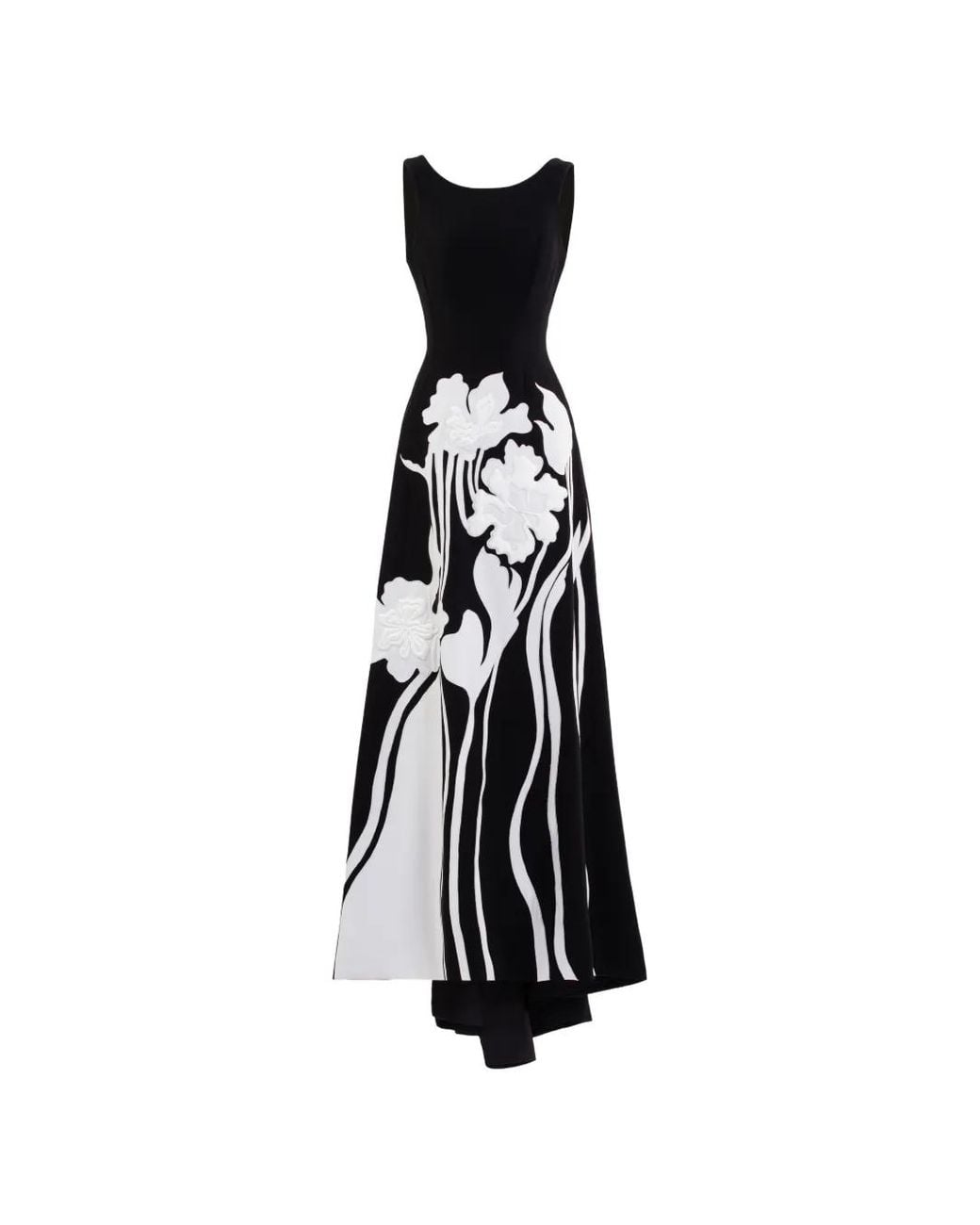 Saiid Kobeisy White Embroidered Padded Dress