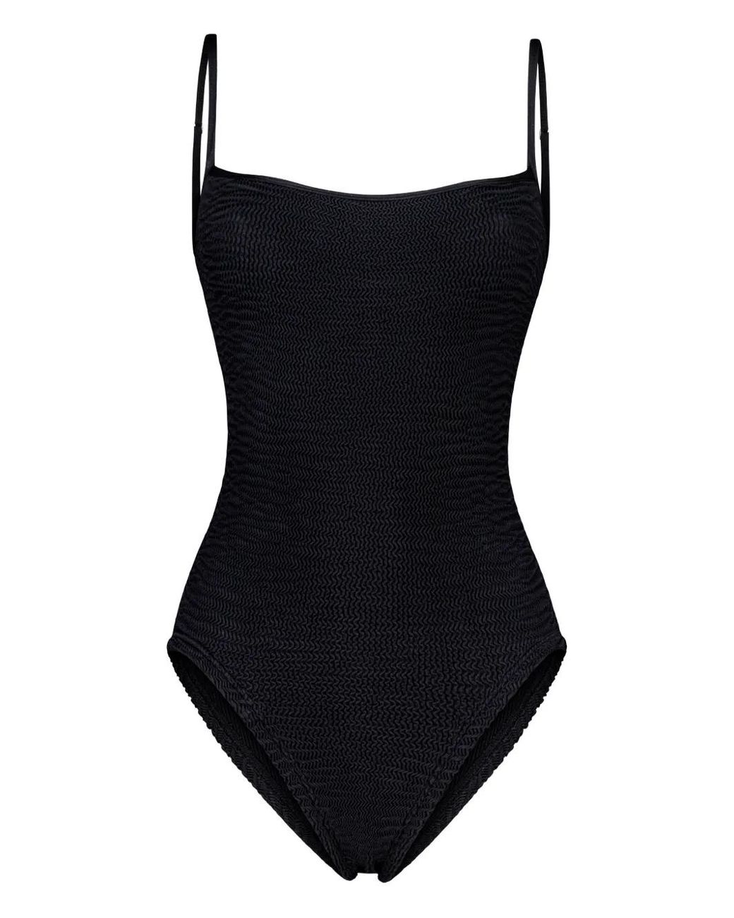 Paramidonna Black Marisia Square-Neck Swimsuit