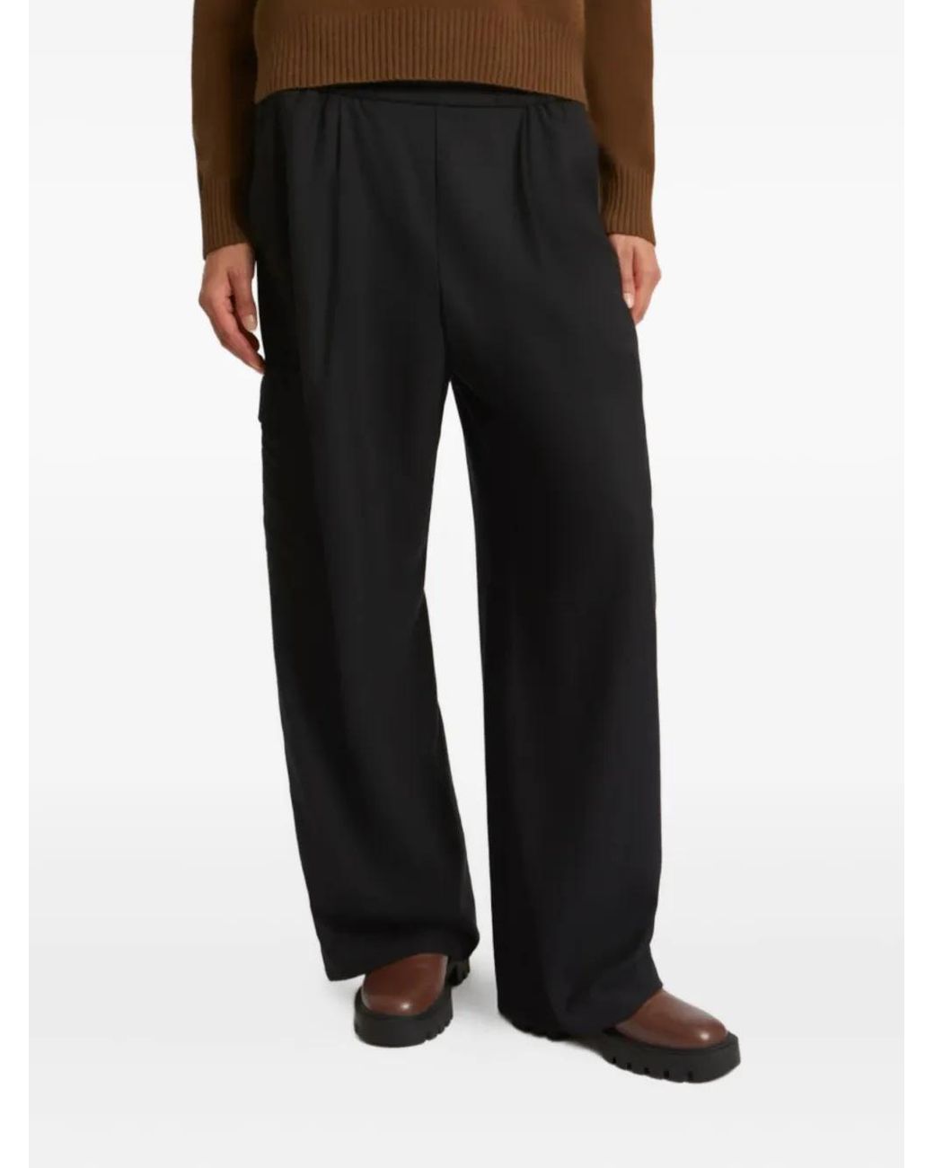 Yves Salomon Blue Cargo Drawstring Trousers