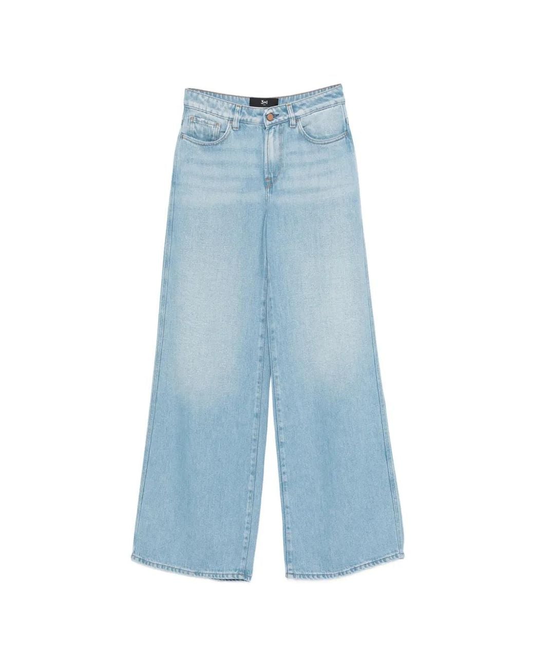 3x1 Blue Kat Five-Pockets Jeans