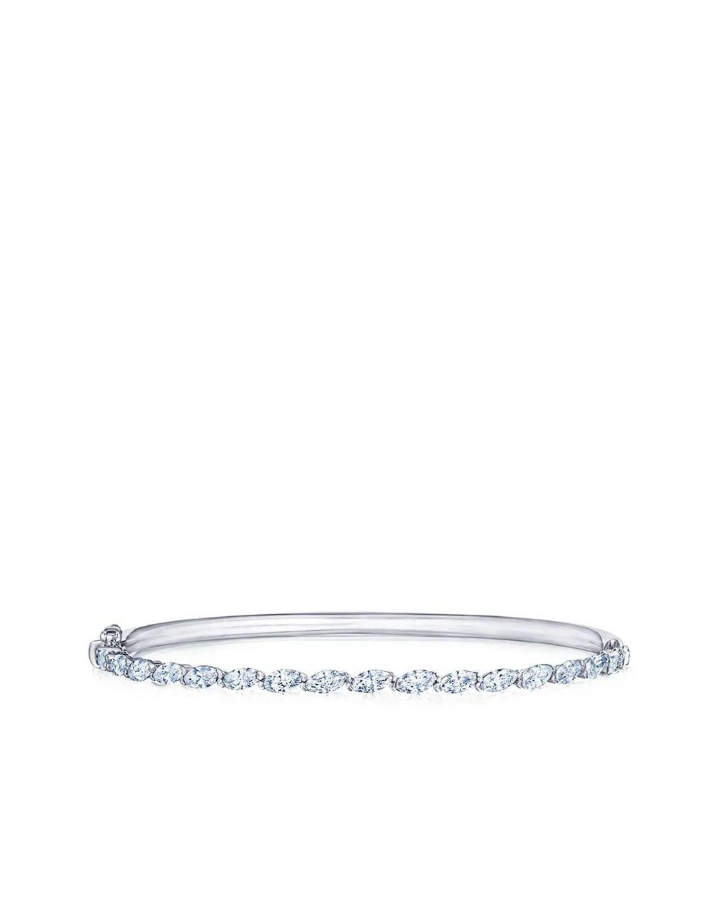 Kwiat White 18Kt Marquise Diamond Bangle