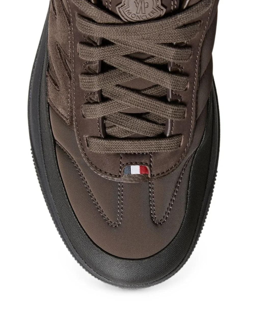 Moncler Black Altive Nubuck & Suede Sneakers for men
