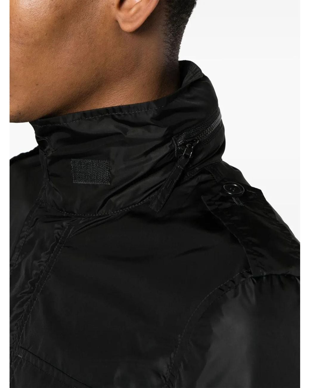 Aspesi Black Minifield Shell Jacket for men