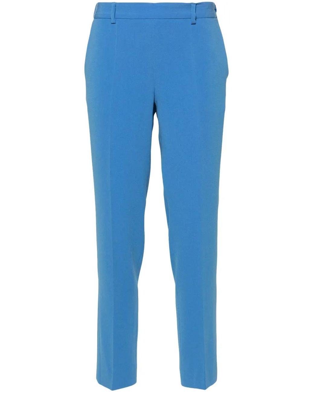 Alberto Biani Blue Tapered Tailored Trousers