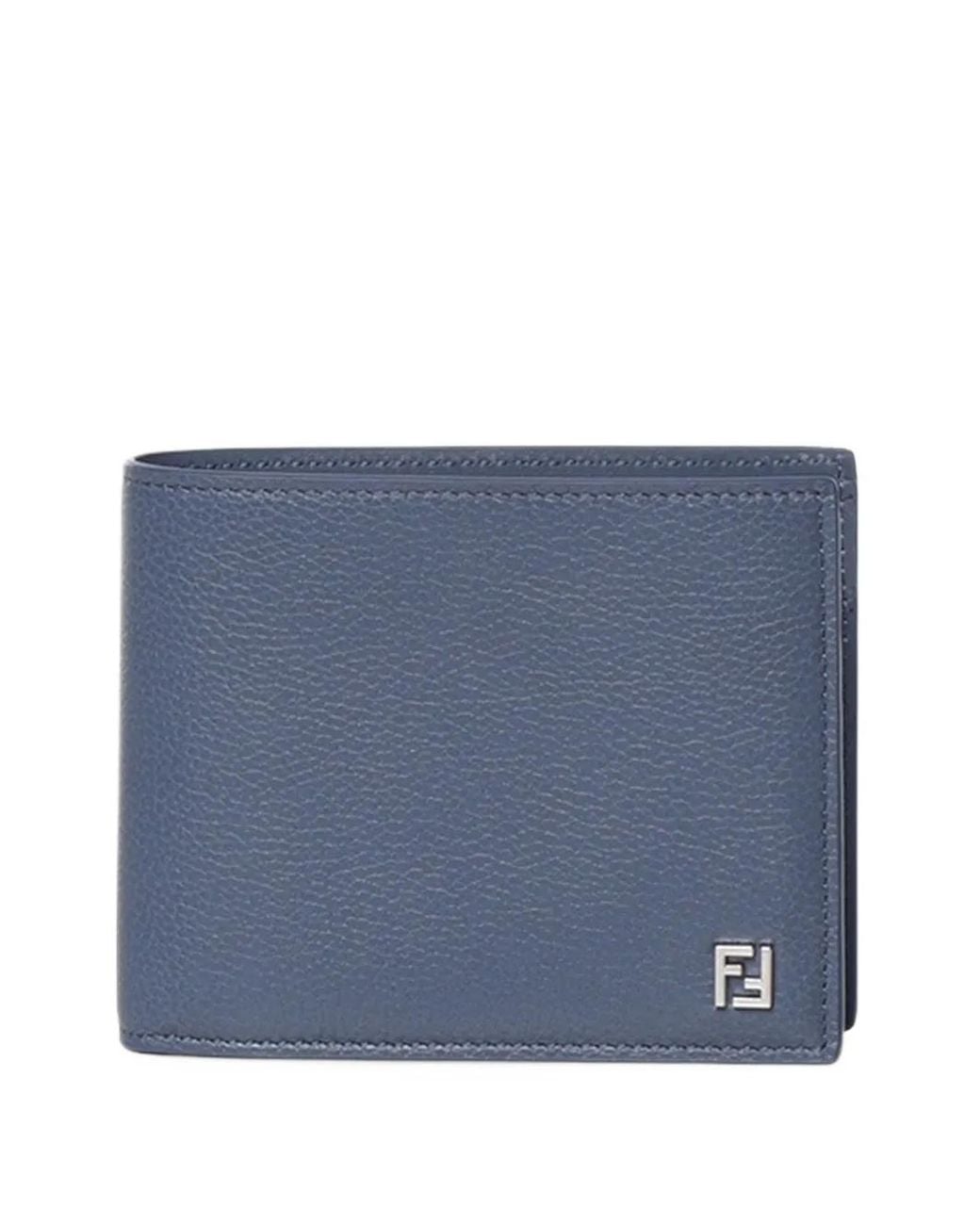 Fendi Blue Ff Wallet for men