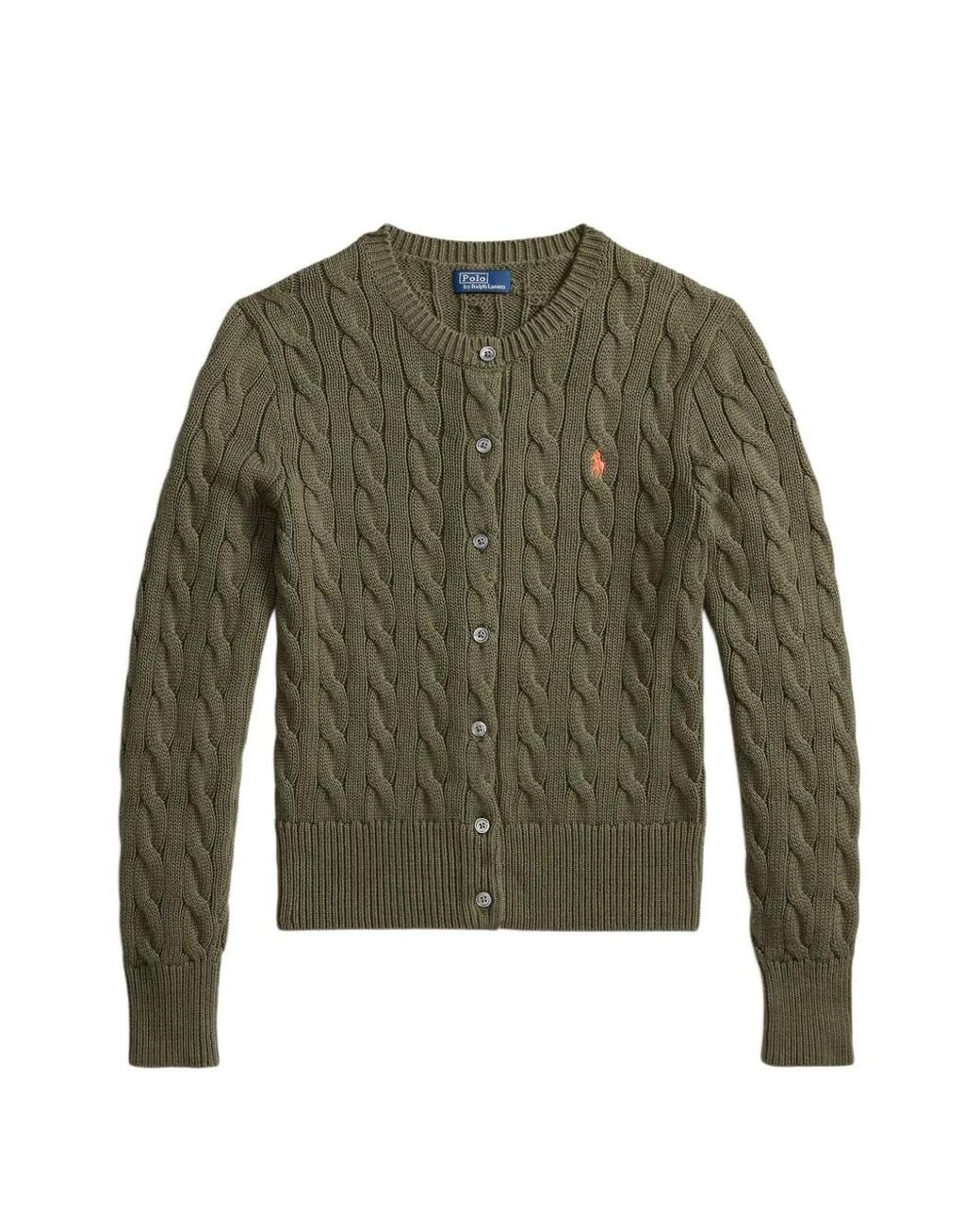 Polo Ralph Lauren Green 100% Cotton Sweater