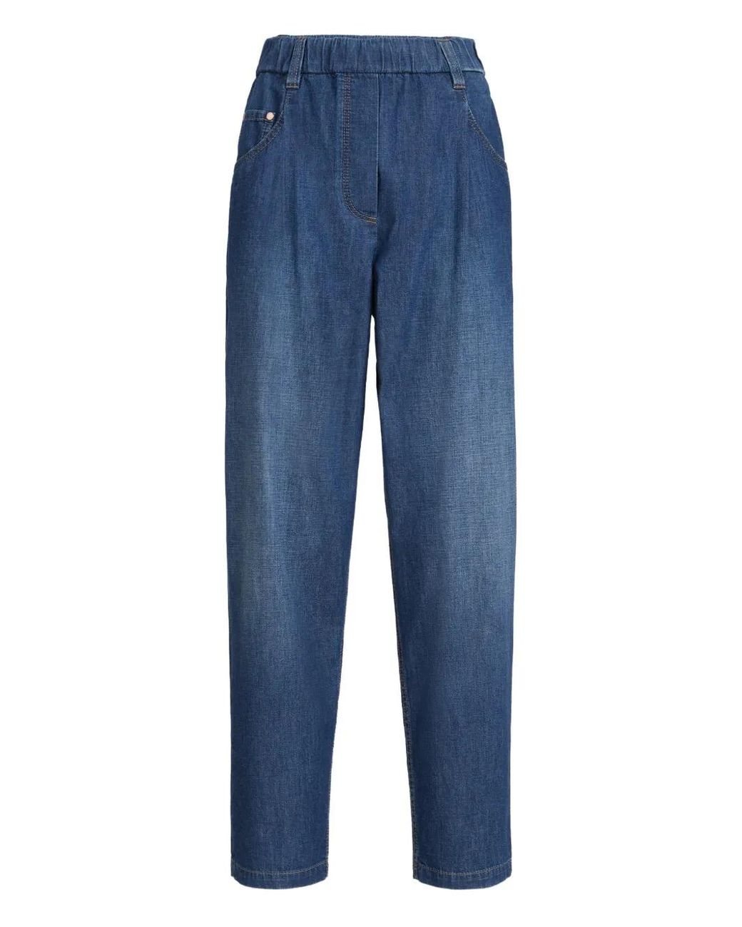 Brunello Cucinelli Blue Denim Cotton Jeans