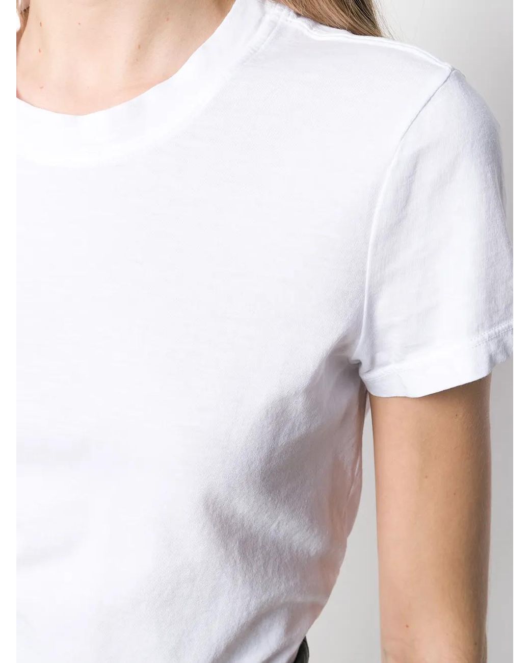 James Perse White Classic Short-Sleeve T-Shirt