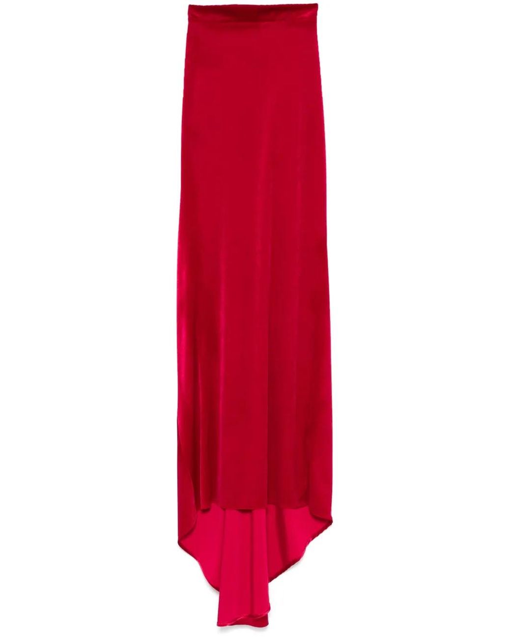 V:PM ATELIER Red Gaia Maxi Skirt