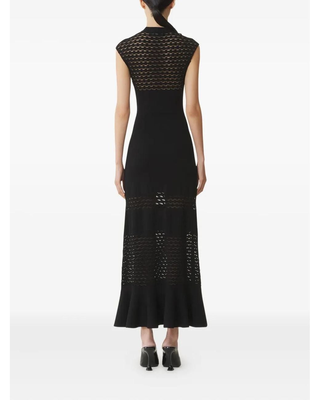 Lanvin Black A-line Maxi Dress