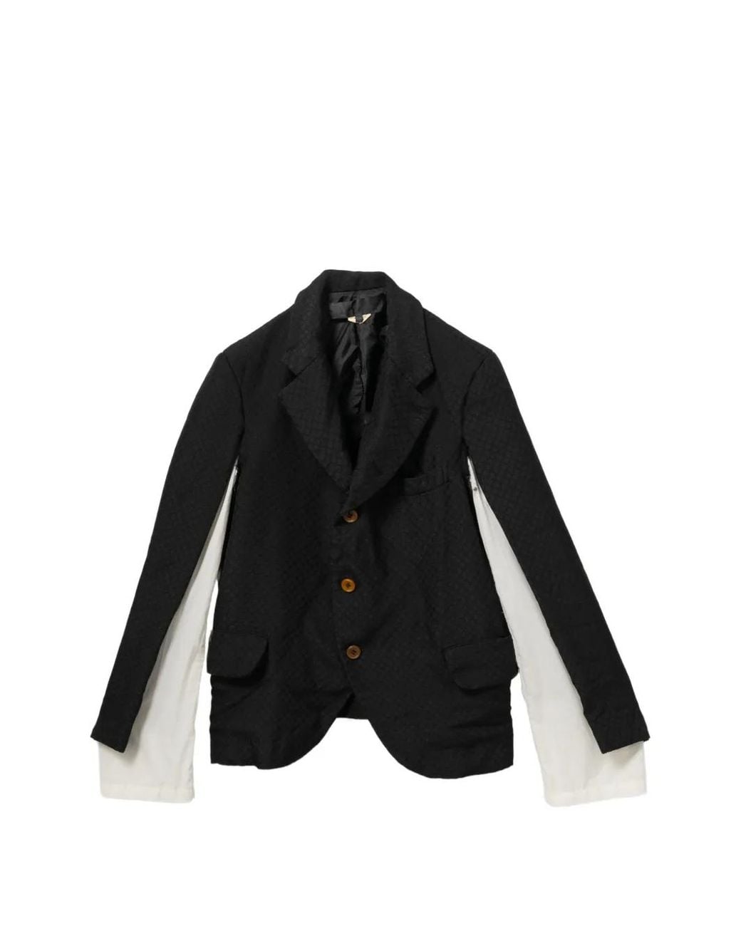 Comme des Garçons Black Textured Blazer