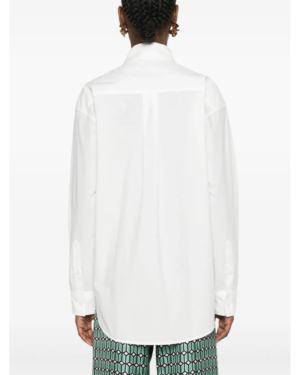 LaDoubleJ White Better Than Your Boyfriend's Lace Shirt