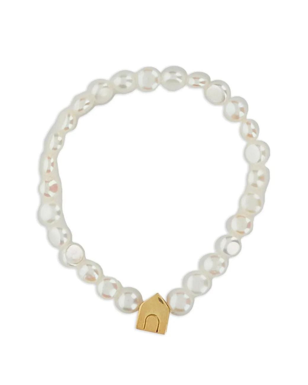 Aliita Metallic Casita Pearl Bracelet