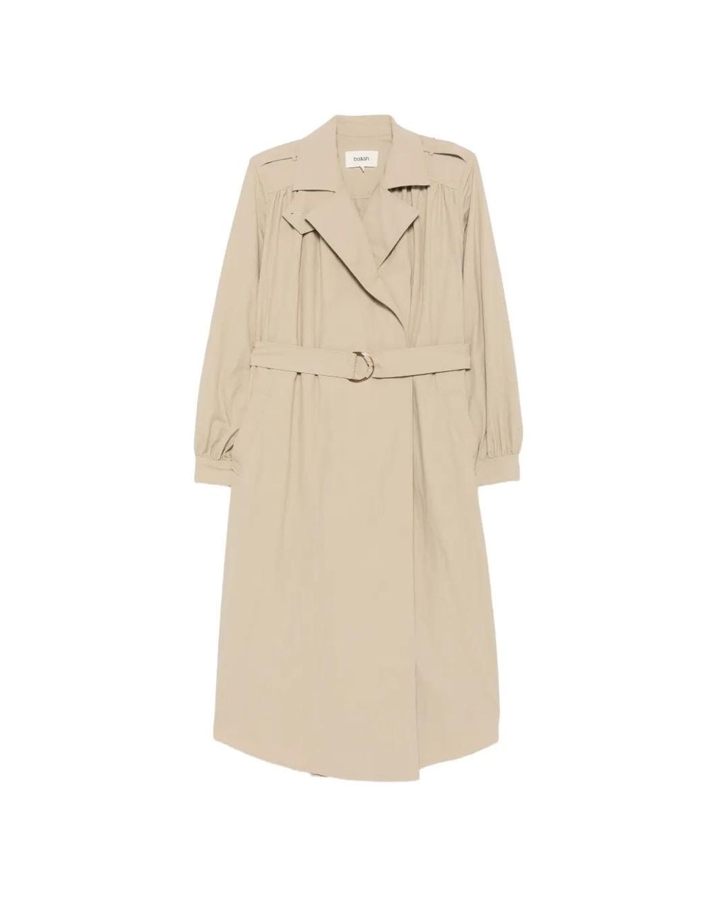 Ba&sh Natural Trench Wili À Taille Ceinturée