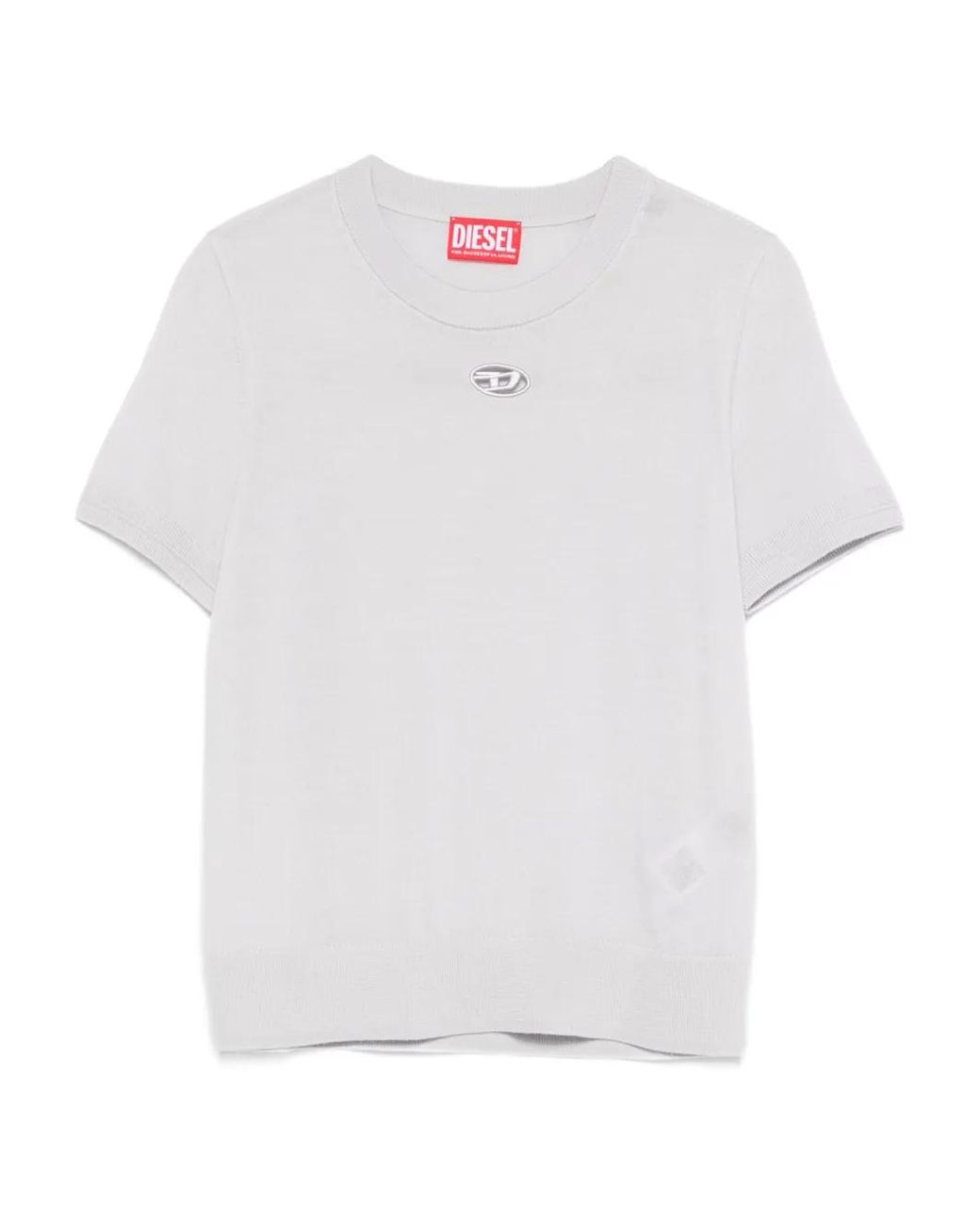 DIESEL White Short-Sleeve T-Shirt