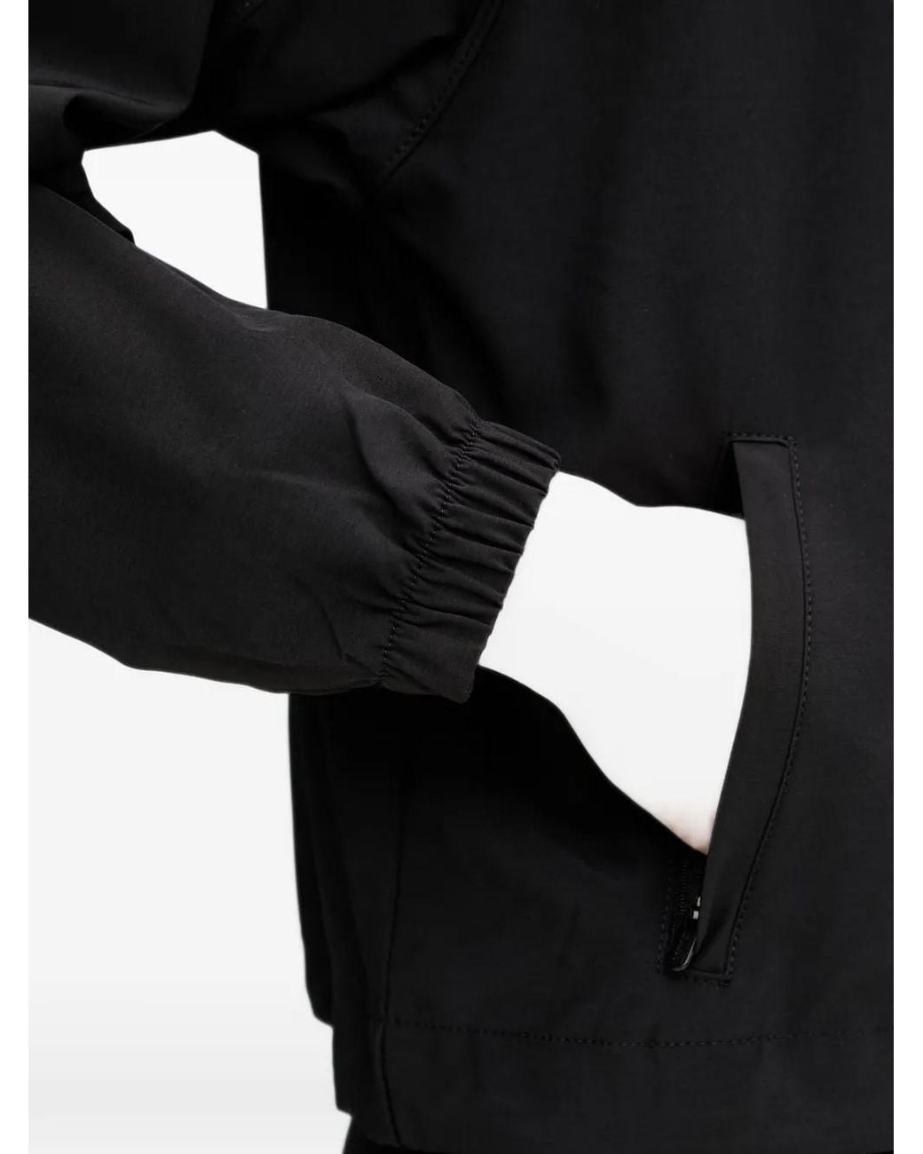 DKNY Black Zip Hooded Jacket