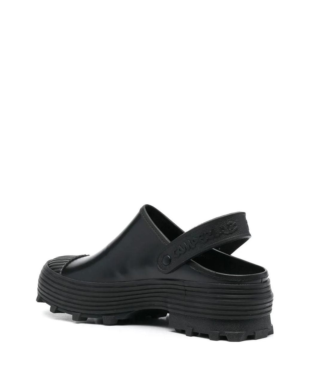 CAMPERLAB Black Traktori Clogs