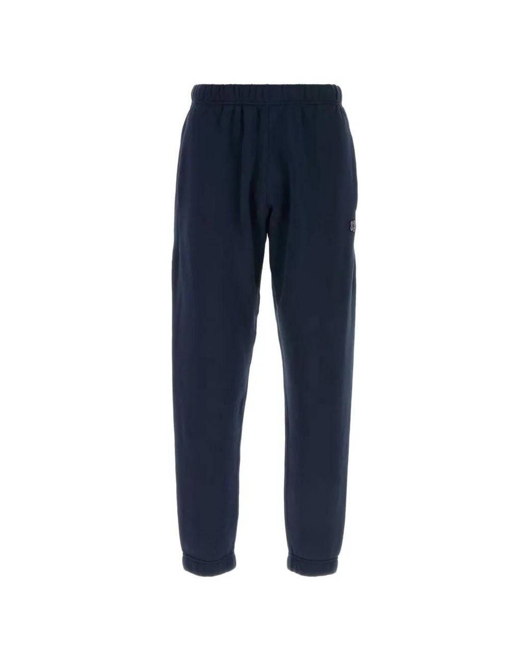 KENZO Blue Cotton Track Shorts for men