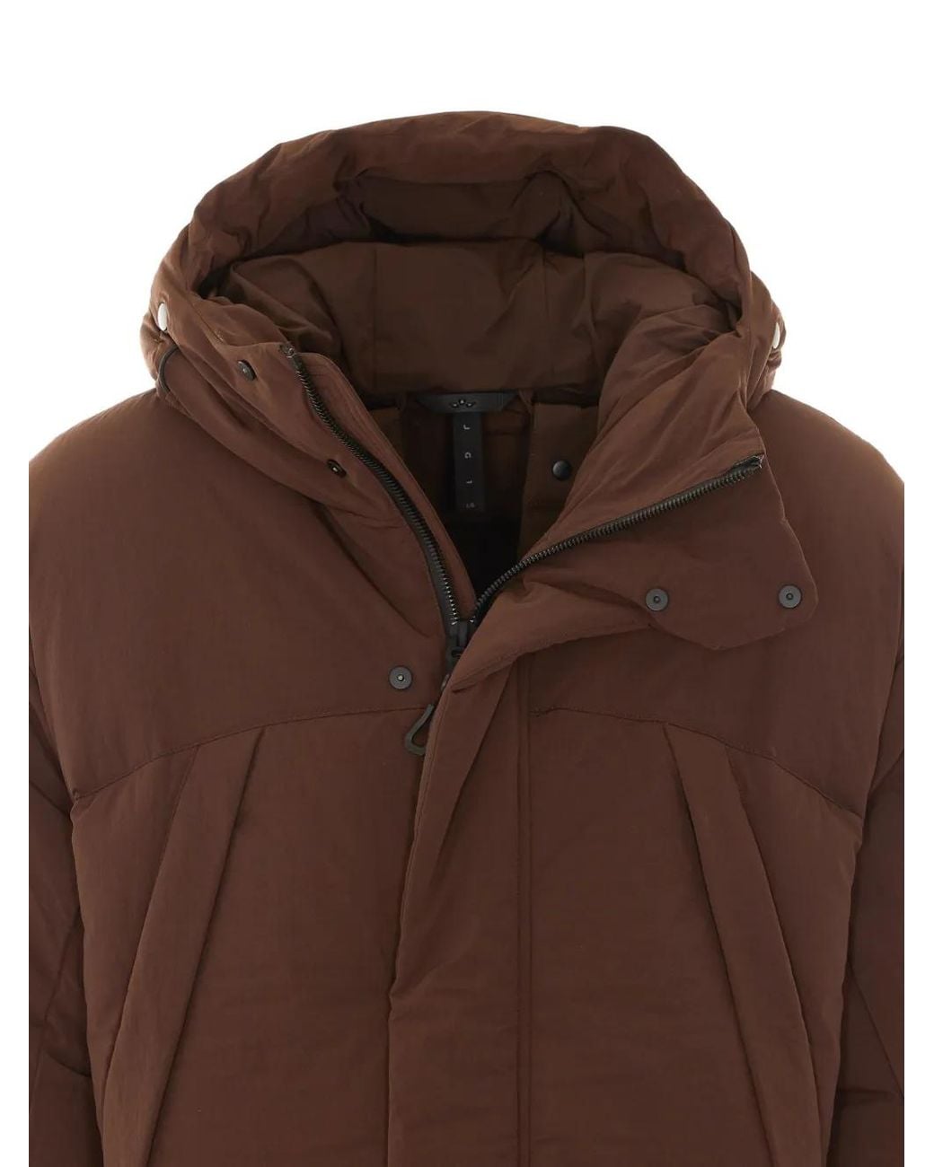 JG1 Brown Mag-4 Camouflage-Print Padded Coat for men