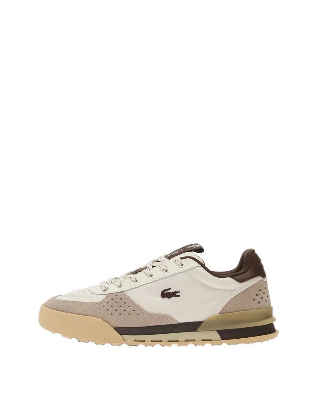 Lacoste White Slam Break Shoes for men