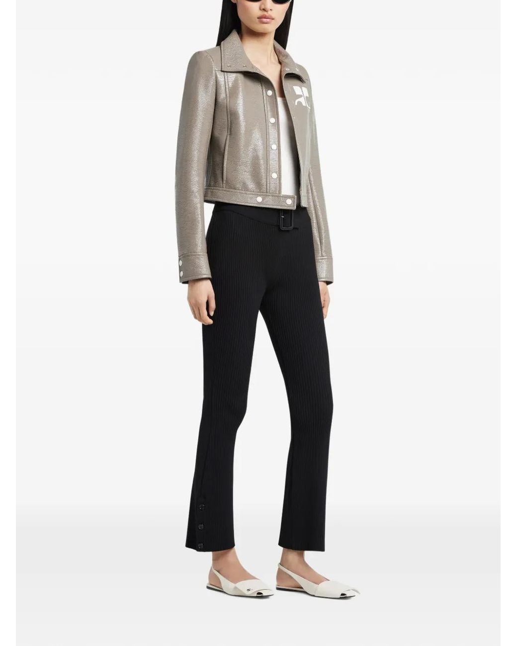 Courreges Gray Light Jackets