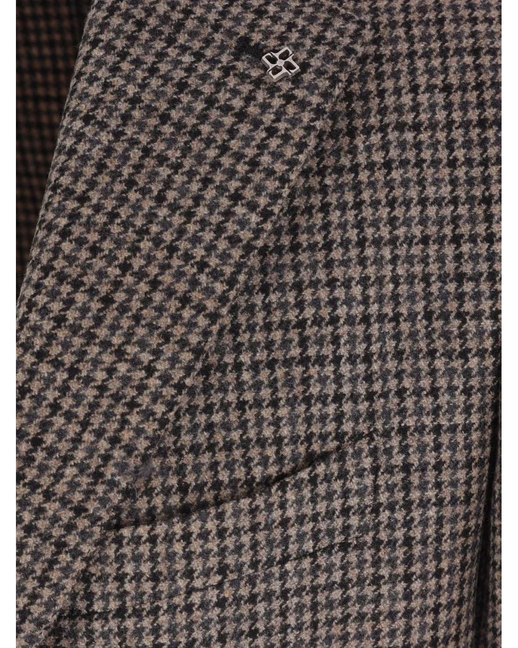 Blazer Con Motivo Pied De Poule Tagliatore de hombre de color Gray