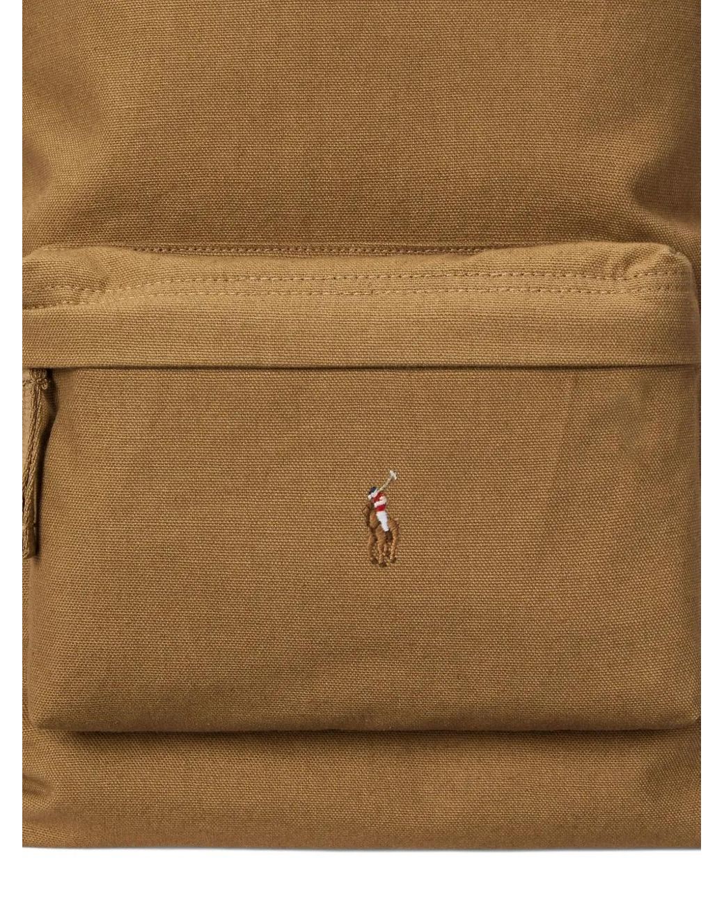 Polo Ralph Lauren Natural Backpack With Logo for men