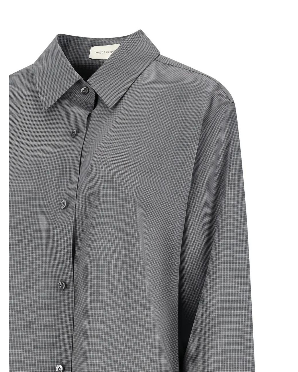 Magda Butrym Gray Buttoned Shirt