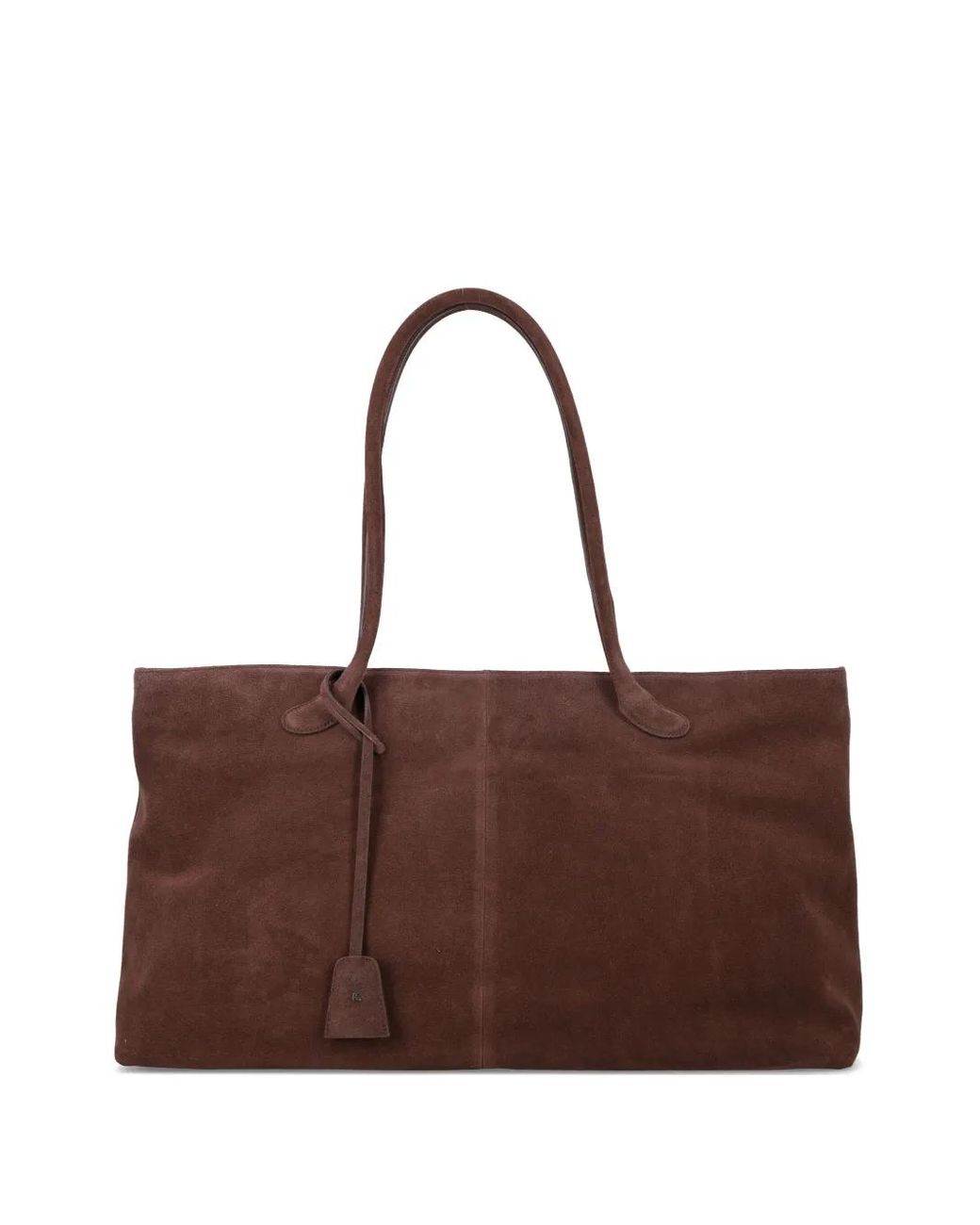 【LOW CLASSIC】SUEDE CARAMEL BOX BAG BROWN LC247BA06BR Low Classic Suede Tote Bag in Brown | Lyst