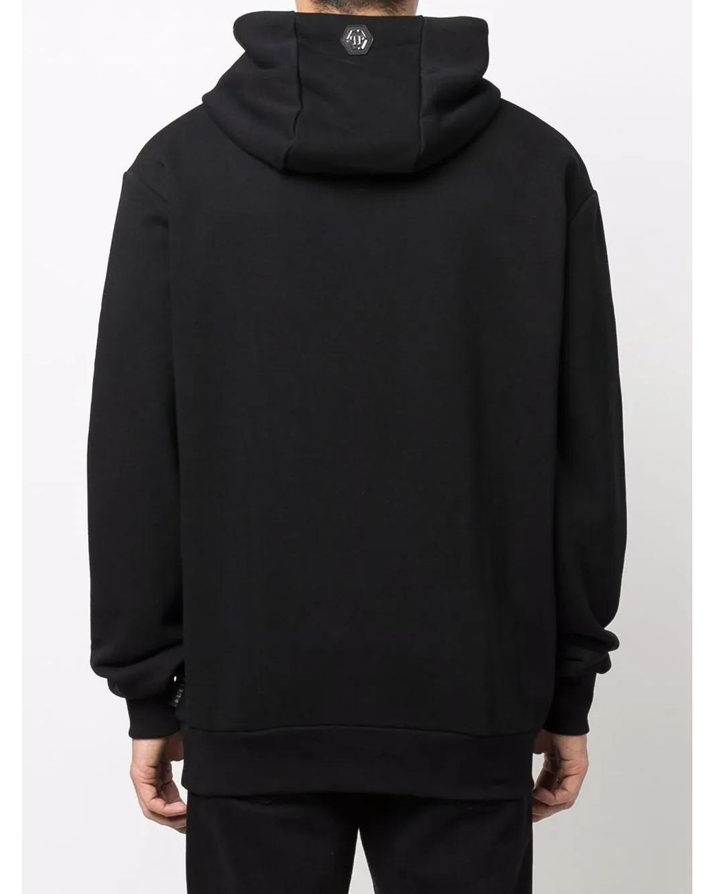 Philipp Plein Black 'Crypto King' Hoodie for men