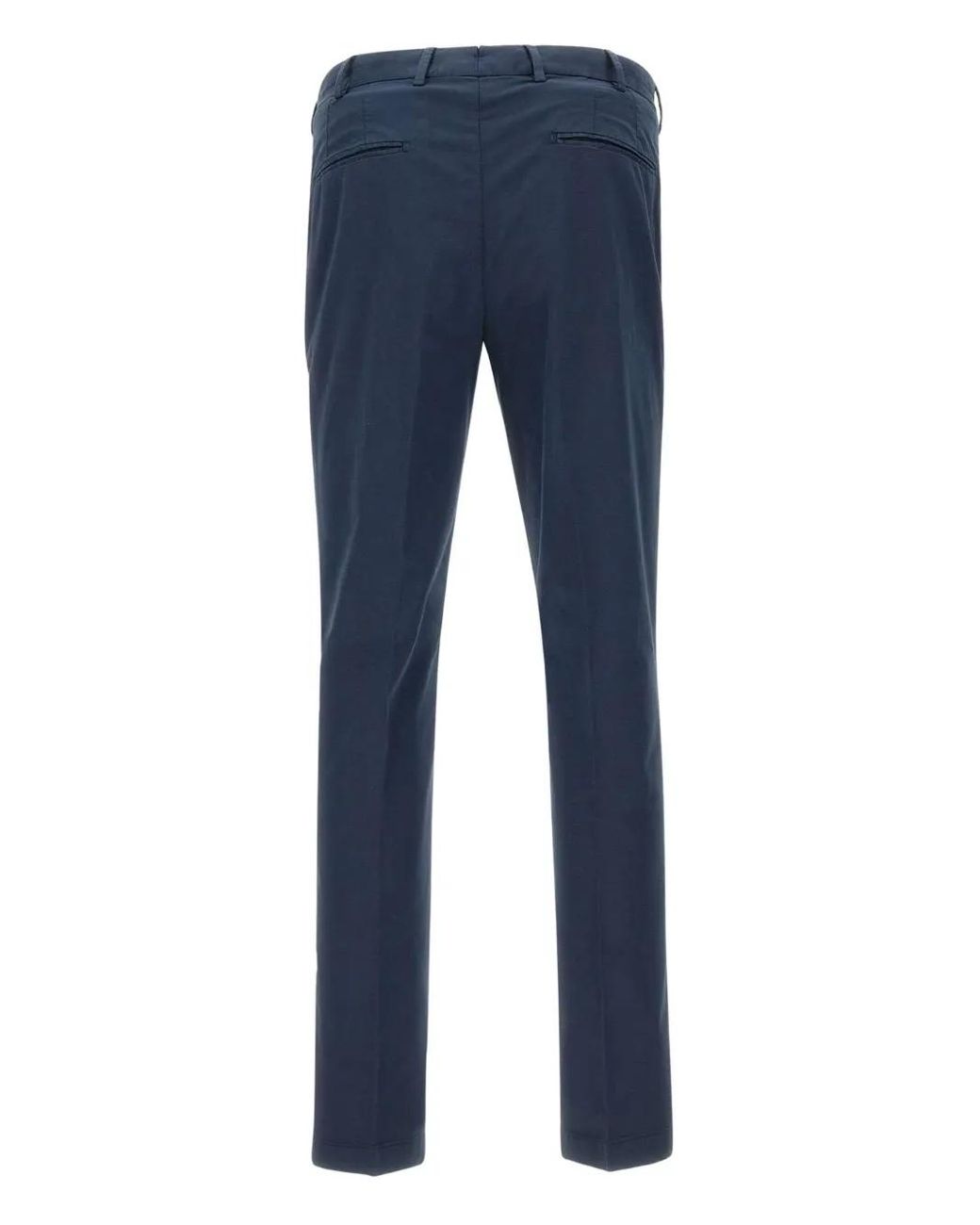 Devore Blue Tailored Trousers for men