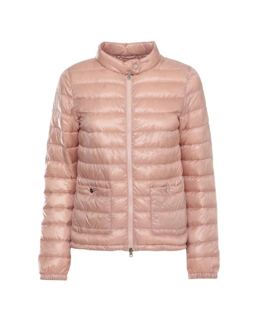Herno Pink Doudoune À Col Montant